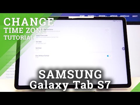 How to Change Date & Time in SAMSUNG Galaxy Tab S7 – Update Time