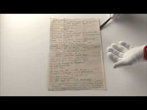 #DieSeele Unter der Lupe: das Manuskript von Kurt Schwitters' "An Anna Blume"