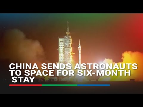 China sends astronauts to Chinese space station for six-month stay