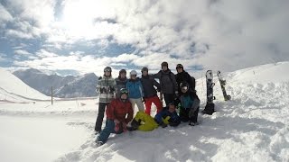 preview picture of video 'Snowboard/ski trip @ Champagny en Vanoise - Paradiski'