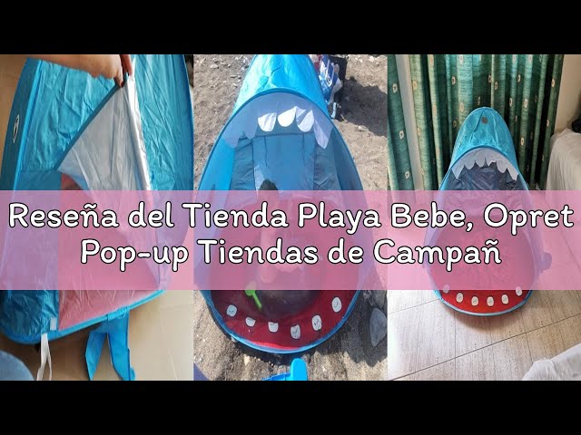 Vídeo relacionado con Glymnis Tienda Playa Bebe Pop up Tienda de Bebé con Piscina para Infantil Carpa Plegable Portátil Protección Sol Anti UV 50+ Ventilación 120 * 80 * 70cm