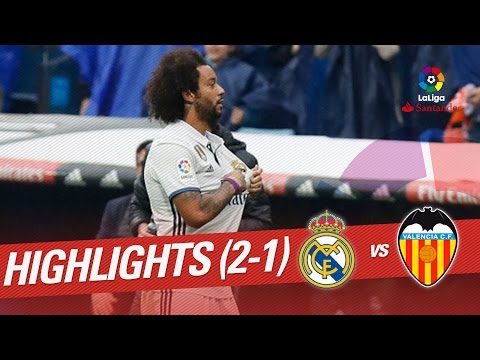 Highlights Real Madrid vs Valencia CF (2-1)