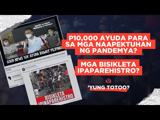 [WATCH] ’Yung Totoo?: 5 sabi-sabi tungkol sa mga programa at polisiya ng gobyerno ng Pilipinas