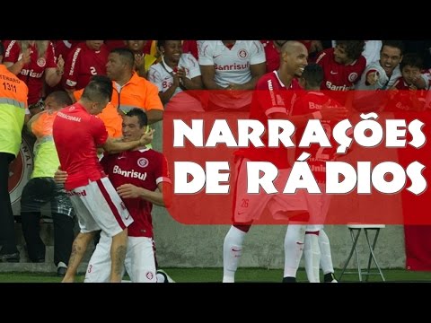 Internacional 3 x 2 Emelec - gols com narrações de rádios