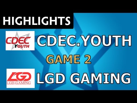CDEC.Youth vs LGD Gaming [Game 2] Nanyang Championships Season 2 - Dota Highlights
