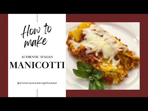 Authentic Italian Manicotti Recipe - easy weeknight dinners