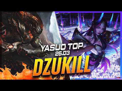 Dzukill - Yasuo vs Irelia TOP Patch 26.3 - Grandmaster Yasuo Gameplay
