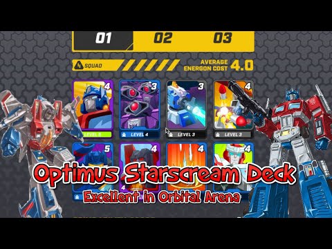 Transformer Tactical Arena  - Optimus Starscream Deck | Orbital Arena Deck