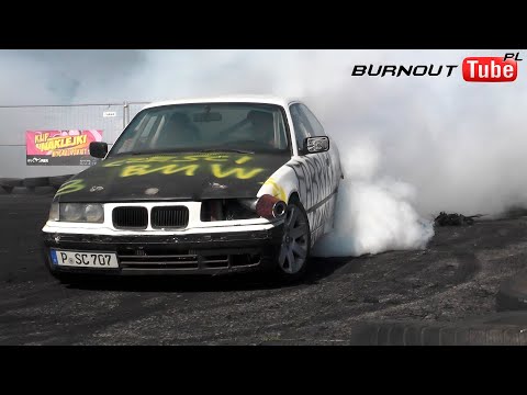 GRUBY - BMW E36 328 - Eliminacje Pokazu Mocy - XXV Ogólnopolski Zlot BMW Toruń 2023