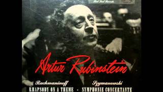 Rachmaninov / Artur Rubinstein, 1947: Rhapsody On A Theme Of Paganini, Op. 43 - RCA Vinyl