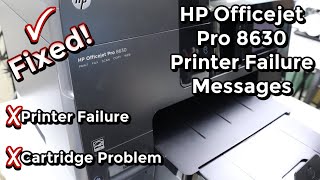 HP Printer Failure Messages| Fixed| HP 8630 Officejet Printhead Replacement| Learning As I Go VLOG