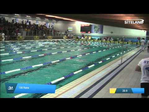 Serie 16 dei 100 Rana  Assoluti Maschi Master - Campionati Regionali Master 2015 VENETO e FRIULI VG