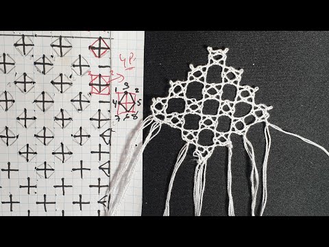 ENCAJE DE BOLILLOS FACIL - PUNTO DE LA VIRGEN