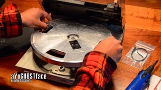 How to Repair a Belt on a Technics SL-3 Turntable Pt 1