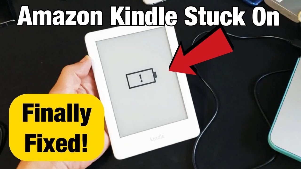 Amazon Kindle: Wont Charge? Stuck on Battery Icon w/ Exclamation Mark? FIXED!
