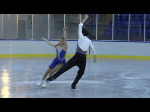 2 Jenna HERTENSTEIN Damian BINKOWSKI   SP Junior   Puchar Mazowsza 2016