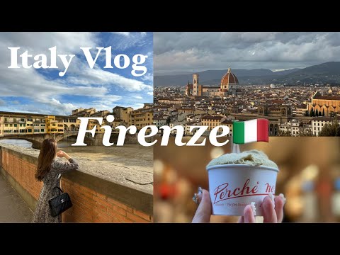 [Itália Vlog🇮🇹] Impressionado com a bela cidade de Florença/Comer o tempo todo na terra da gastronomia🍝/Passeios turísticos em Florença [Viagem pela Itália]