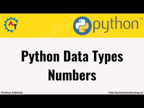 15 Python Data Types Numbers Python Tutorial For Beginners Python Krishnasakinala