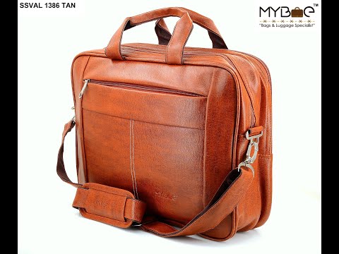 PU Leather Office Laptop Bag