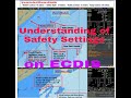 Understanding Of Safety Settings On ECDIS