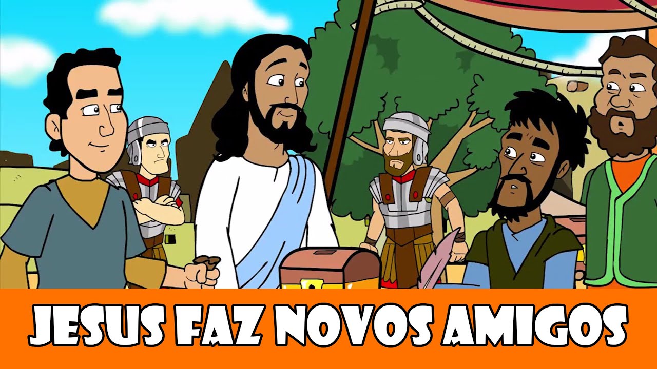 DESENHOS BÍBLICOS - JESUS FAZ NOVOS AMIGOS