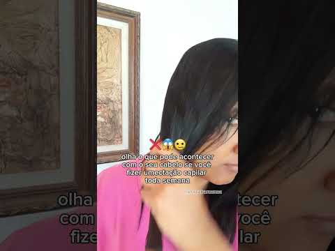 Olha o que acontece se você fazer umectação capilar toda semana #cabelos #alisado #cuidadocapilar