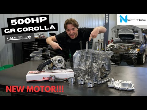 500hp GR Corolla Engine Build Break Down (NEW MOTOR)