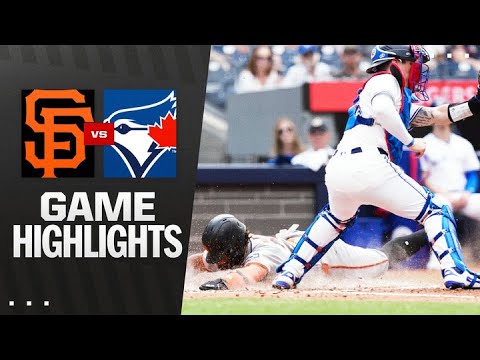 Giants vs. Blue Jays Game Highlights (7/19/25) | MLB Highlights