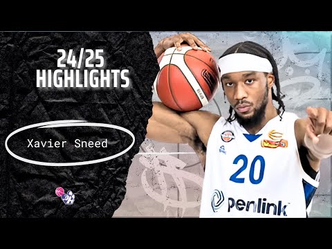 Xavier Sneed Highlights 2024/25 || Israel Winner League || Bnei Herzliya