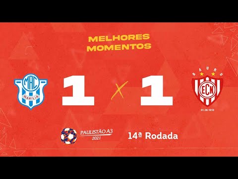 Melhores Momentos de Marília 1x1 Noroeste - 14ª Rodada - Paulistão A3 2021