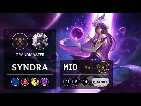 Syndra Mid vs Cassiopeia - EUW Grandmaster Patch 10.1