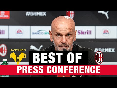Hellas Verona v AC Milan | Coach Pioli's press conference