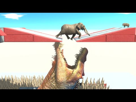 Who Can Not Fall Into A Giant Mouth? ► Animal Revolt Battle Simulator