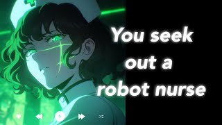 You’re a cyborg and you seek out a robot nurse in robot city [Audio Roleplay] [ASMR roleplay] [f4a]