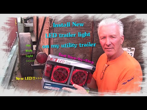 How to Install and upgrade to LED lights on a trailer