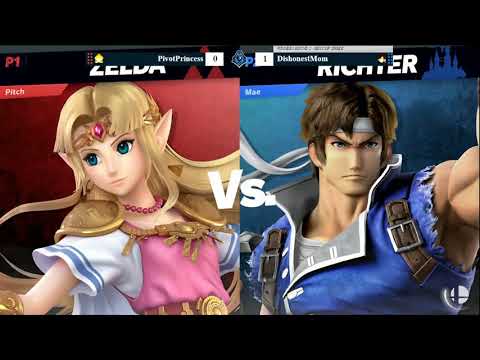 PURE Smash Pilot SSBU WR2 - PivotPrincess (Peach) vs DishonestMom (Richter)