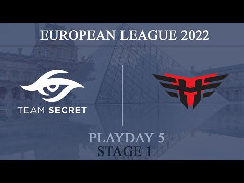 Secret vs Heroic @Kafe Dostoyevsky | European League 2022 - Stage 1 Playday 5