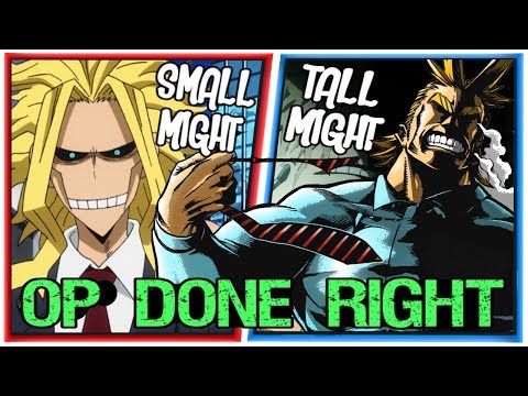 How to Write a Badass Overpowered Mentor - All Might from My Hero Academia
