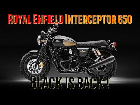 Will Royal Enfield axe the Interceptor 650? Will we see A 750 version?  Blackout variant announced!
