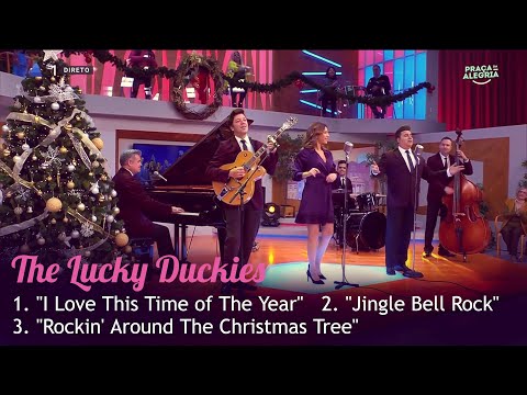 Apresentação do Tour Navideña 2022 na Praça da Alegria RTP1-LUCKY DUCKIES
