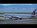 Qatar Airways Boeing 777 300ER Landing And Takeoff On Doha Int Airport