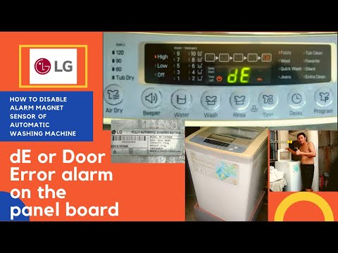dE or DOOR ERROR LG WASHING MACHINE