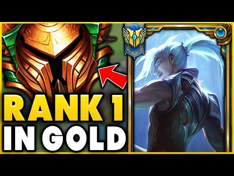 RANK 1 KAYN WORLD VISITS GOLD (FOR THE FIRST TIME) TOP 10 CHALLENGER SMURFING - League of Legends