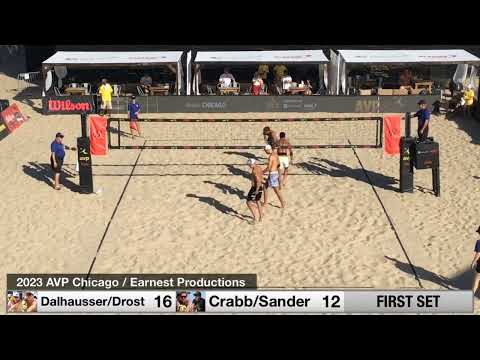 Dalhausser/Drost vs. Crabb/Sander - Men’s Quarter finals 2023 Chicago AVP Gold Series