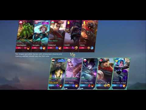 14 Kills - Hanzo Demon Ninja Nonstop Hunt The Enemy ~ MLBB