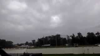 preview picture of video 'Huge thunderstorm over New Haven ball fields'