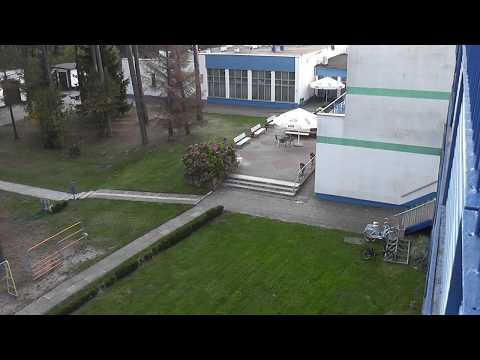 Ośrodek PERŁA, widok z balkonu - Ustka 21-09-2018