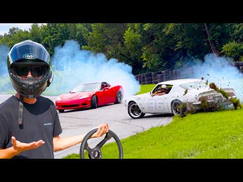 The WhistlinDiesel team goes drifting (totaled 3 cars)