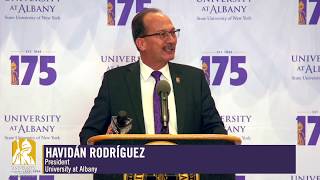 UAlbany Says Goodbye to 175, Hello to Holiday Card