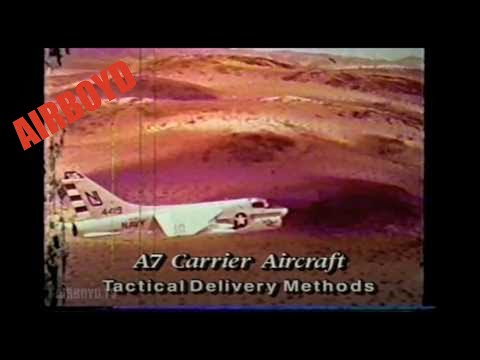 A-7 Laydown Delivery B43 Nuclear Bomb